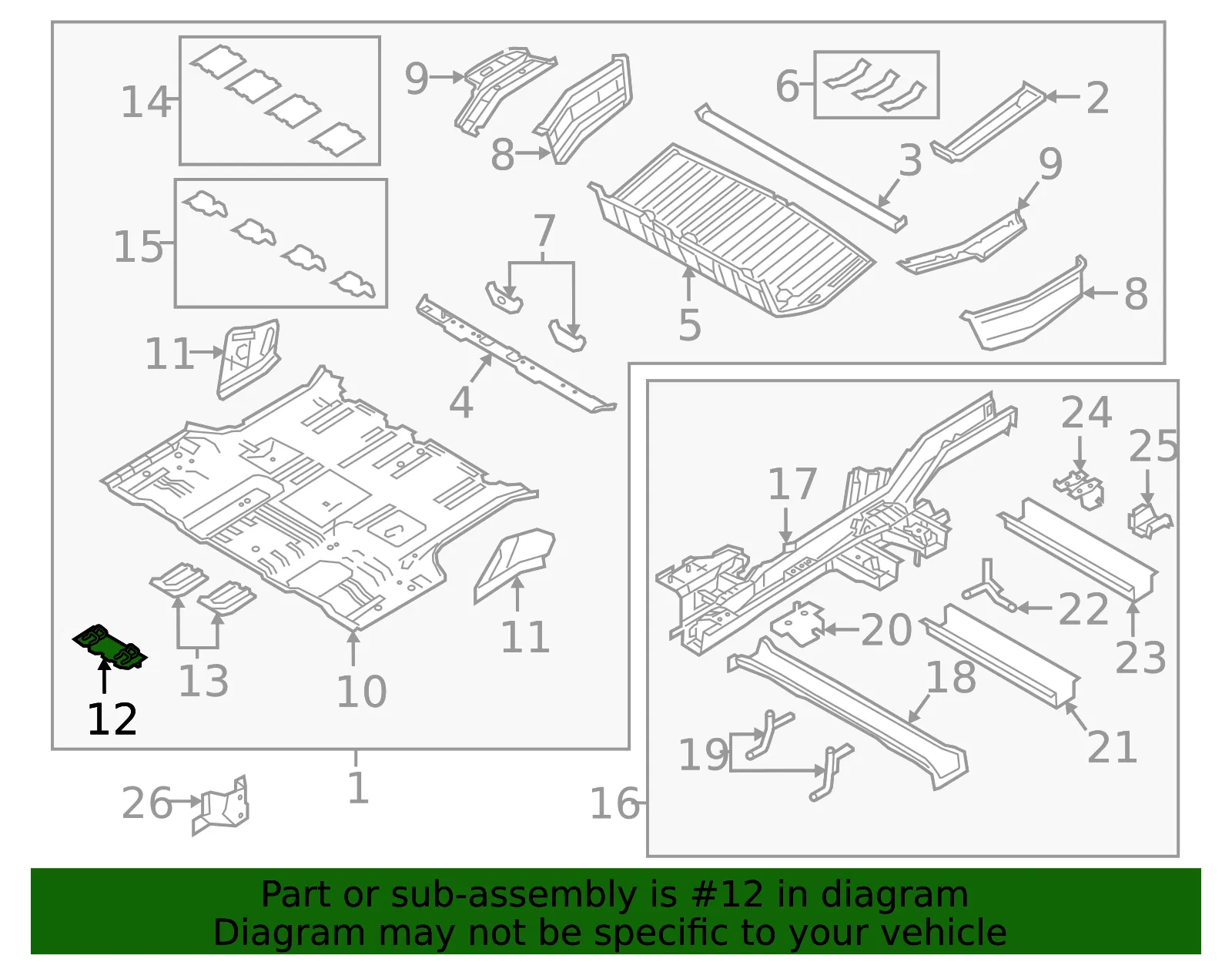 Seat Bracket - Kia (65613-A9050) - view 2