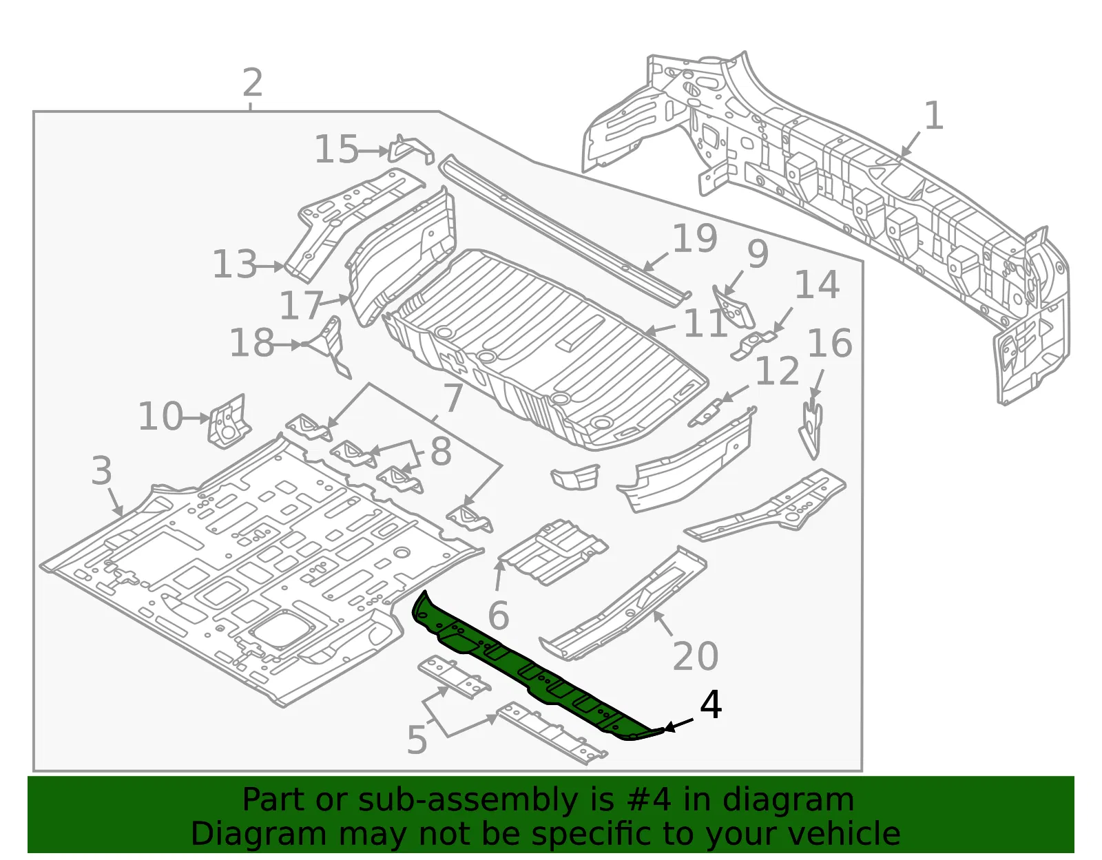 Seat Mount - Kia (65888-R0000) - view 2