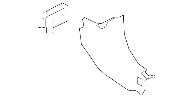 Cowl Trim - Passenger Side (RH) - Nissan (66900-6CA0A)