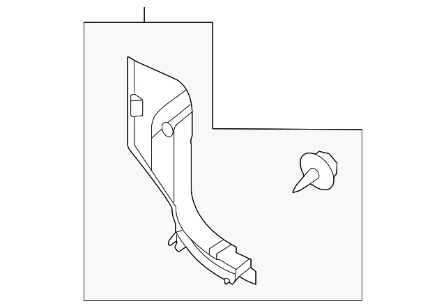 Kick Panel Trim - Nissan (66900-6RR0A)
