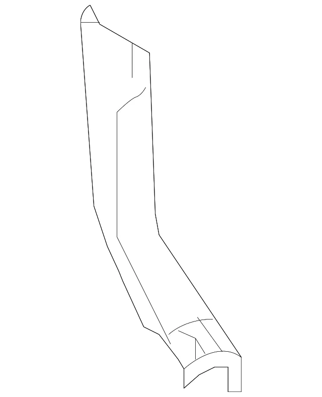 Dash Side Finisher, Right - Nissan (66900-7BA0A)