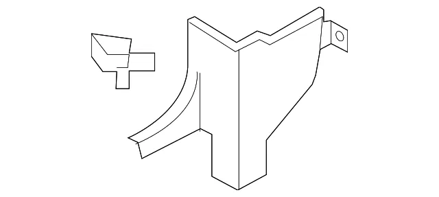 Cowl Trim - Driver's Side (LH) - Nissan (66901-3TA0A)