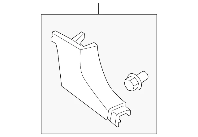 Cowl Trim - Driver's Side (LH) - Nissan (66901-5AA0B)