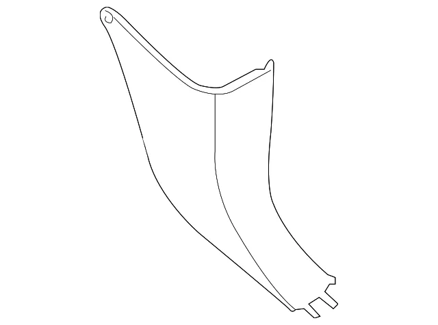 Cowl Trim - Driver's Side (LH) - Nissan (66901-EA002)