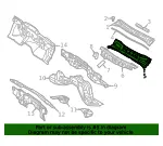 Upper Dash Panel - Nissan (67100-1LA1A) - view 4