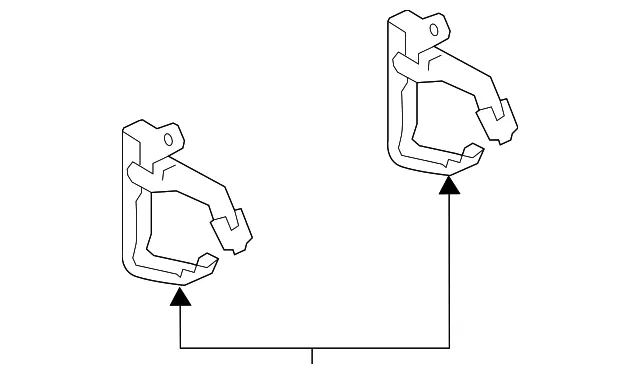 Instrument Panel Knee Bolster Bracket - Nissan (67502-3NF0A)