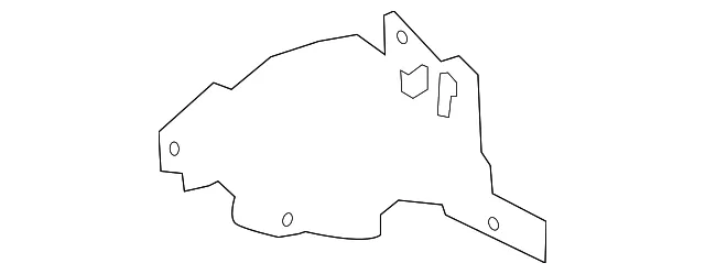 Lower Front Dash Insulator - Nissan (67810-6MA0A)