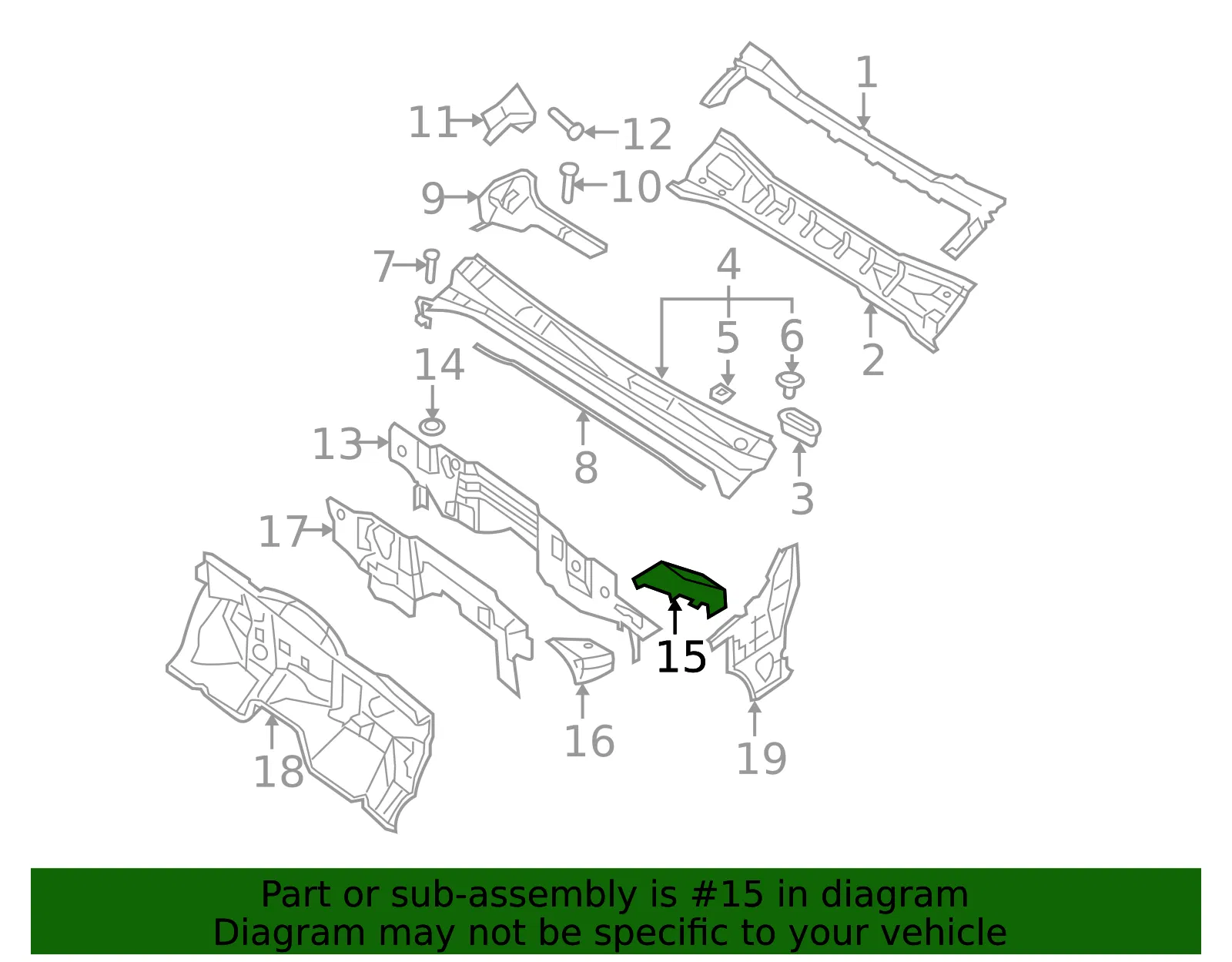 Foot Rest - Nissan (67840-ZS00A) - view 2