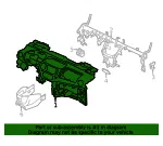 Instrument Panel - Nissan (68100-9SA0A) - view 4