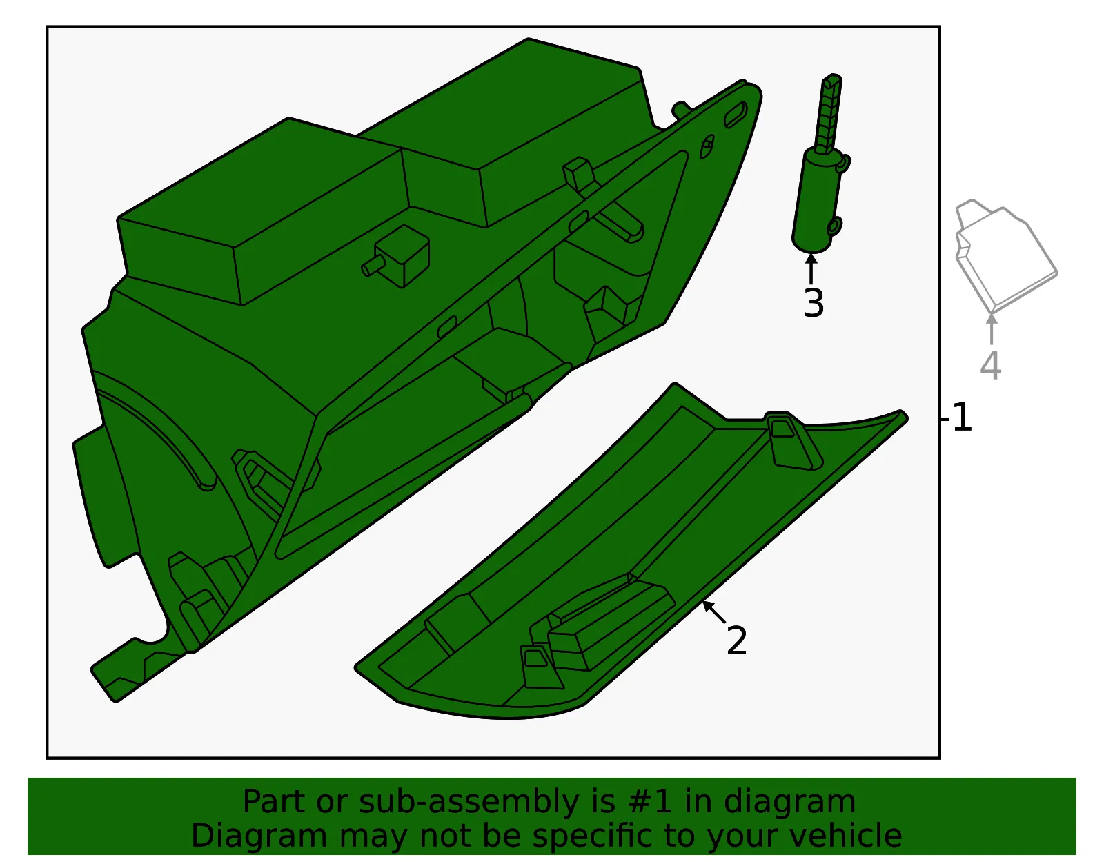 Lower Instrument Panel Assembly - Nissan (68102-6TA2A) - view 2