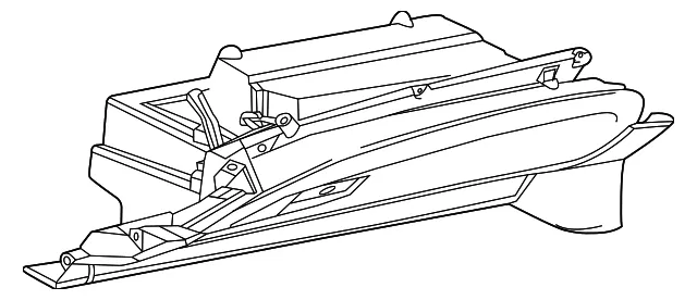 Glove Box Assembly - Nissan (68102-9UF1B)