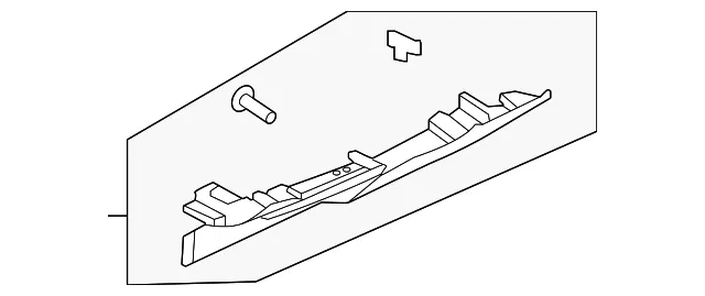 Instrument Panel Knee Bolster - Nissan (68106-5MP0A)