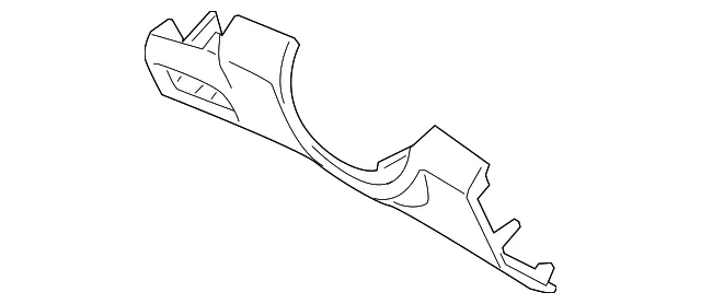 Lower Instrument Panel, Driver Side - Nissan (68106-JM00A) - view 2