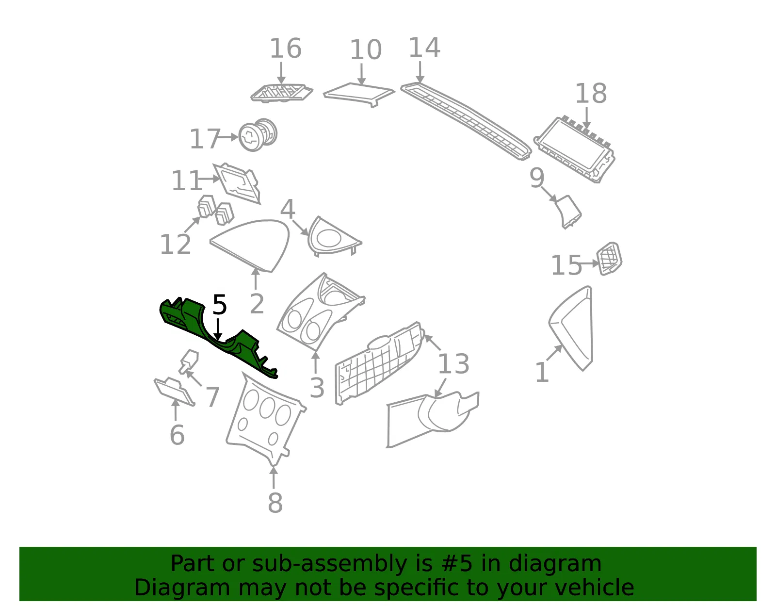 Lower Instrument Panel, Driver Side - Nissan (68106-JM00A) - view 3