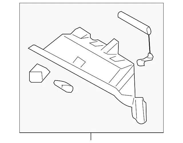 Lower Instrument Panel, Assist Side - Nissan (68108-JF10A)