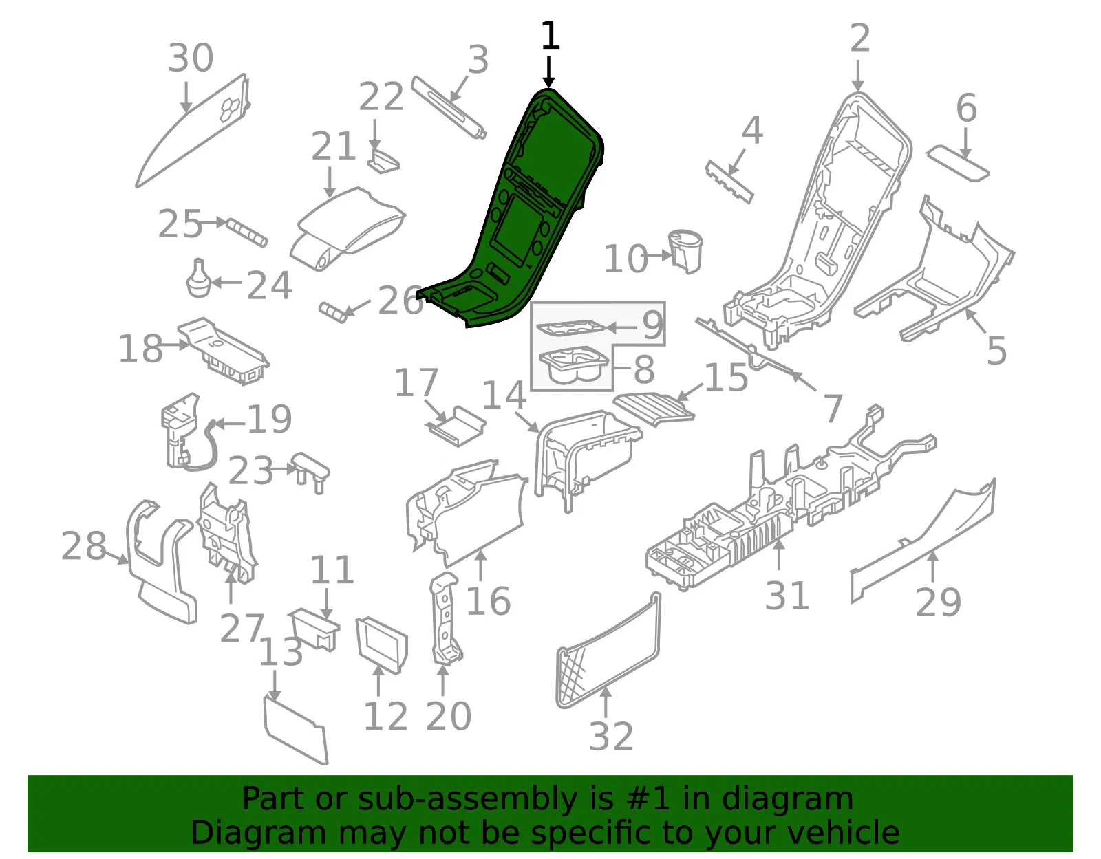 Trim Panel - Volvo (6815569) - view 2