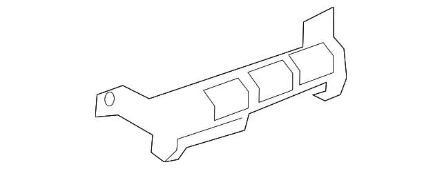 Instrument Panel Trim Panel Bracket - Nissan (68167-6CA0A)