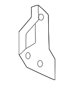 Console Base Front Bracket - Nissan (68179-6RB0A) - view 3