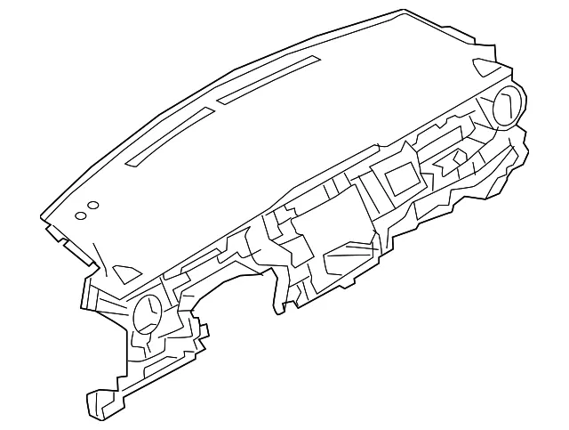 Instrument Panel And Pad Assembly - Nissan (68200-5RW0A)
