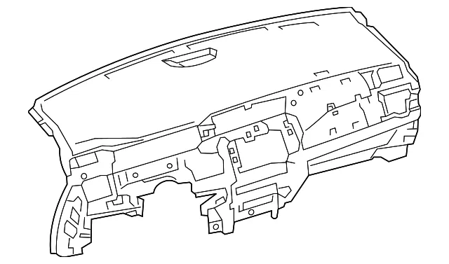 Instrument Panel & Pad Assembly - Nissan (68200-5SA0B)