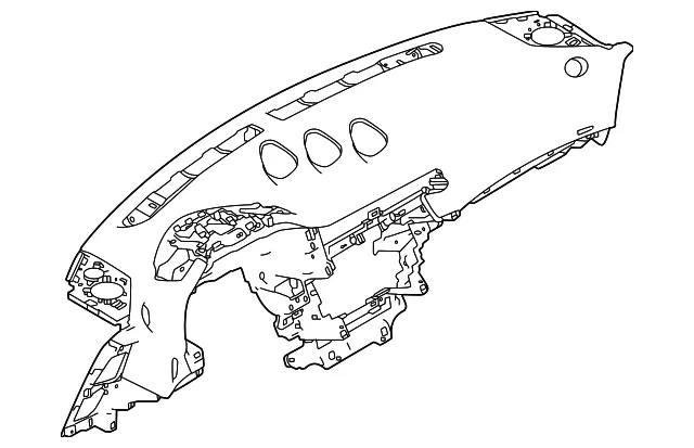 Instrument Panel & Pad Assembly - Nissan (68200-6GP0A)