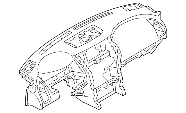 Instrument Panel - Nissan (68200-6JL0B)