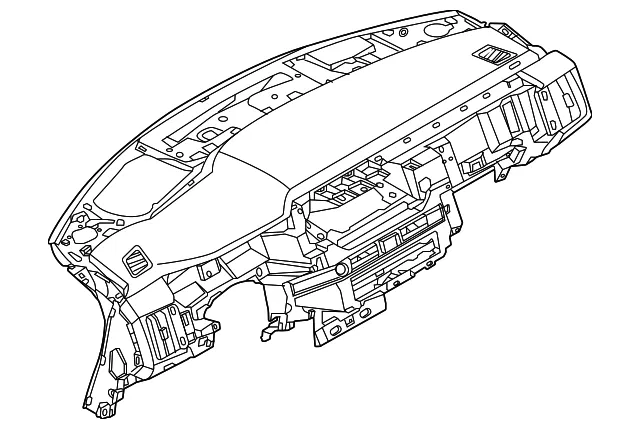Instrument Panel - Nissan (68200-6TA0A)
