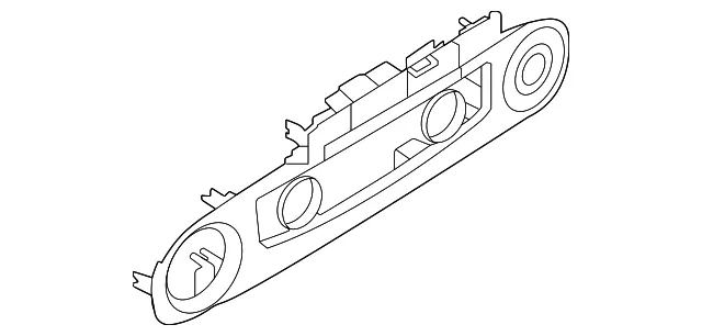 Instrument Panel Bezel - Nissan (68242-9BU0B)