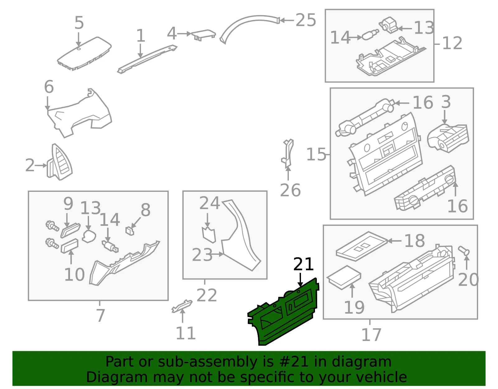 Instrument Panel Bezel - Nissan (68246-6JS0A) - view 2