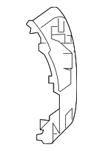 Instrument Panel Trim Panel - Nissan (682A3-9FV6A) - view 3