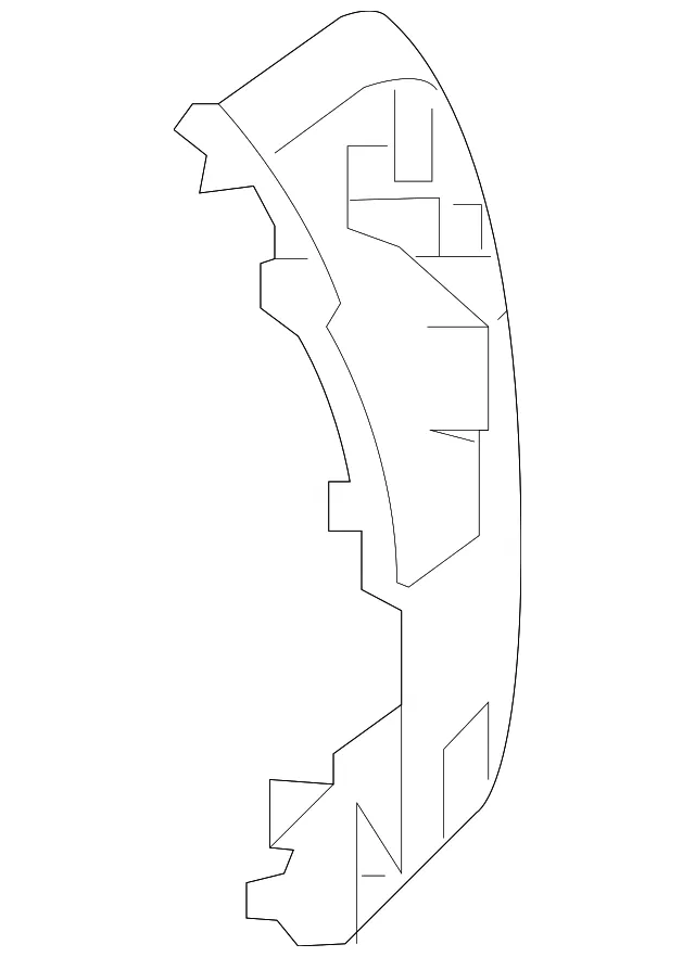 Lower Trim - Driver's Side (LH) - Nissan (682A3-EZ10A)