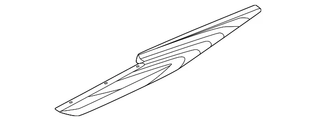 Instrument Panel Trim Panel - Nissan (68411-7BA0A)