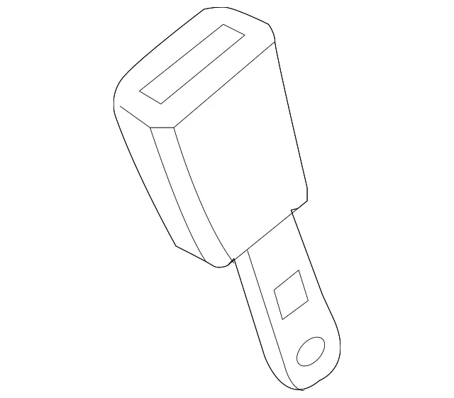 Outer Buckle - Driver's Side (LH) - Volvo (6841718) - view 2