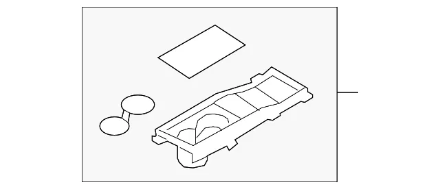 Cup Holder Assembly - Nissan (68430-KB50A)