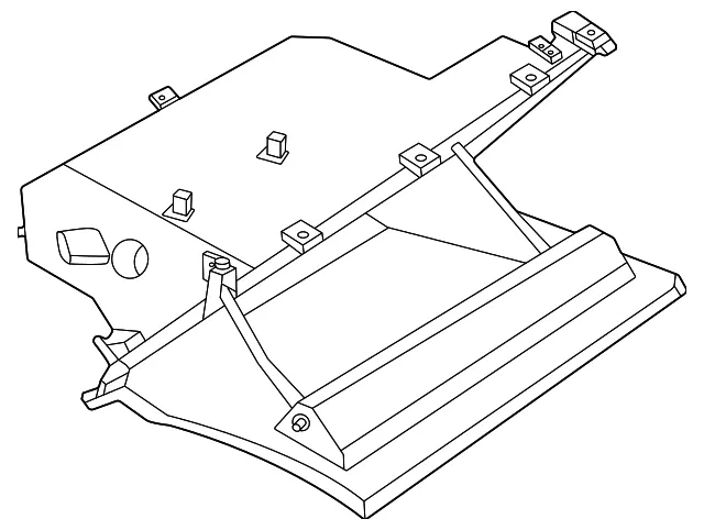Glove Box Assembly - Nissan (68500-7LF0A)