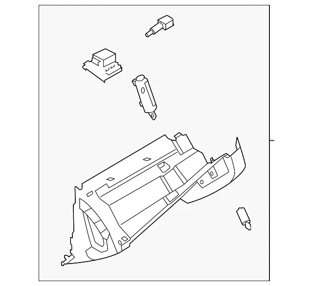 Glove Box - Nissan (68520-6RR0A)