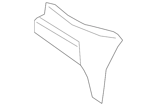Side Trim Panel - Passenger Side (RH) - Nissan (68920-4BA0B) - view 2