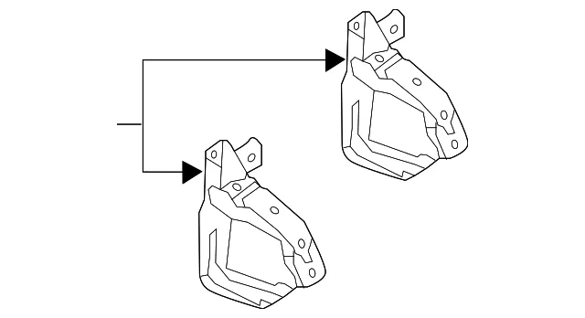 Instrument Panel Knee Bolster - Nissan (68962-4FU1A)
