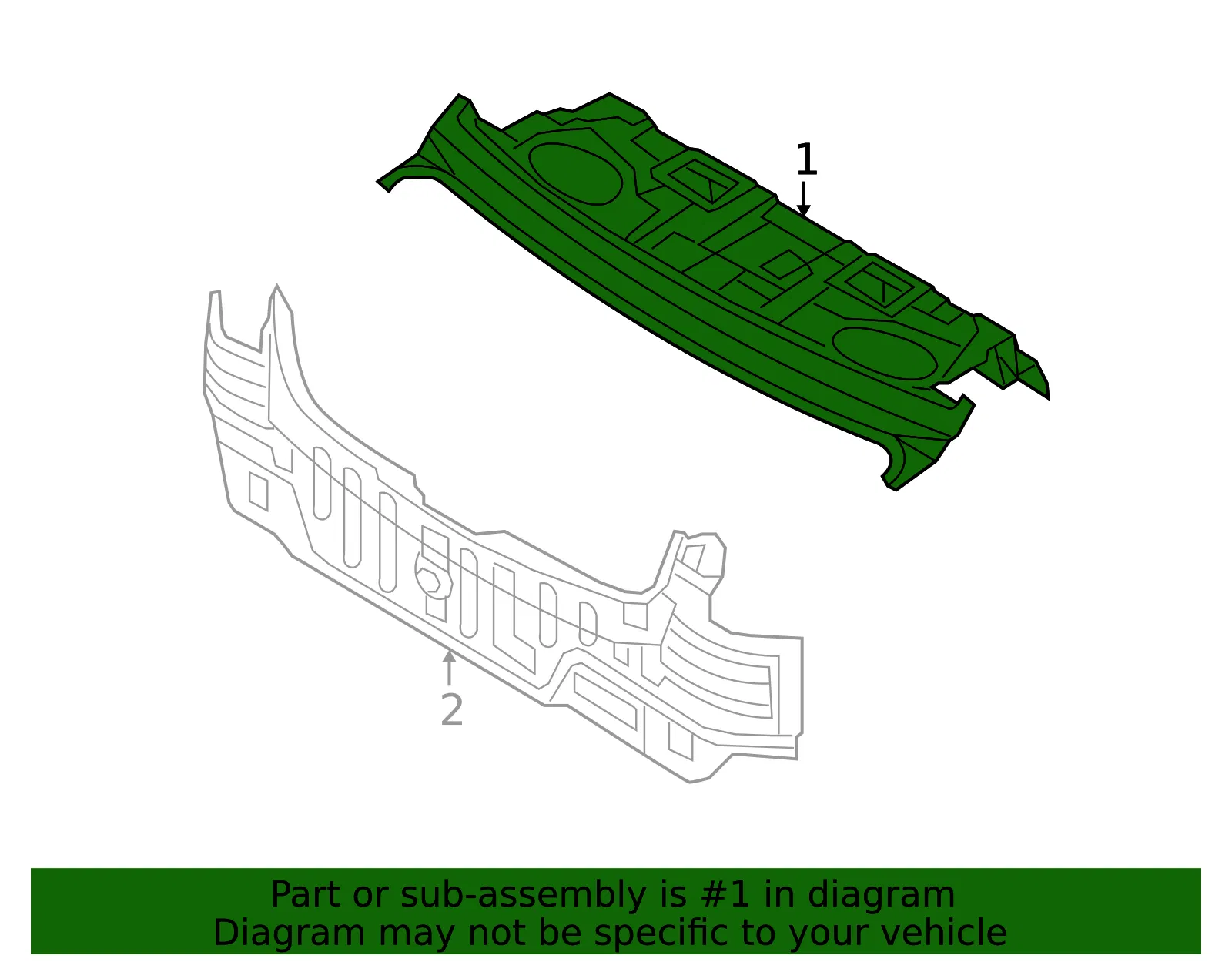 Package Tray - Kia (69300-1G020) - view 2