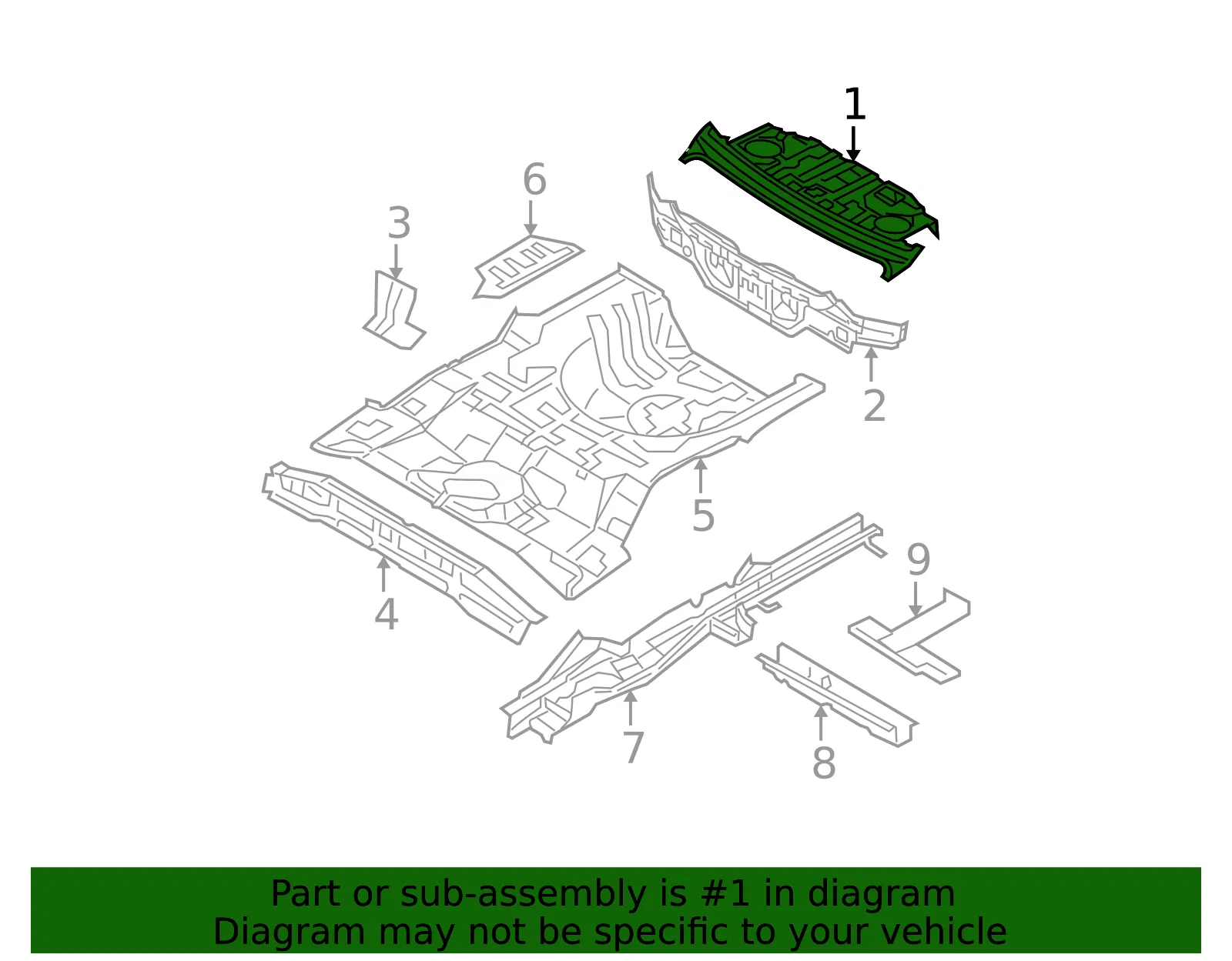Package Tray - Kia (69300-2F010) - view 2