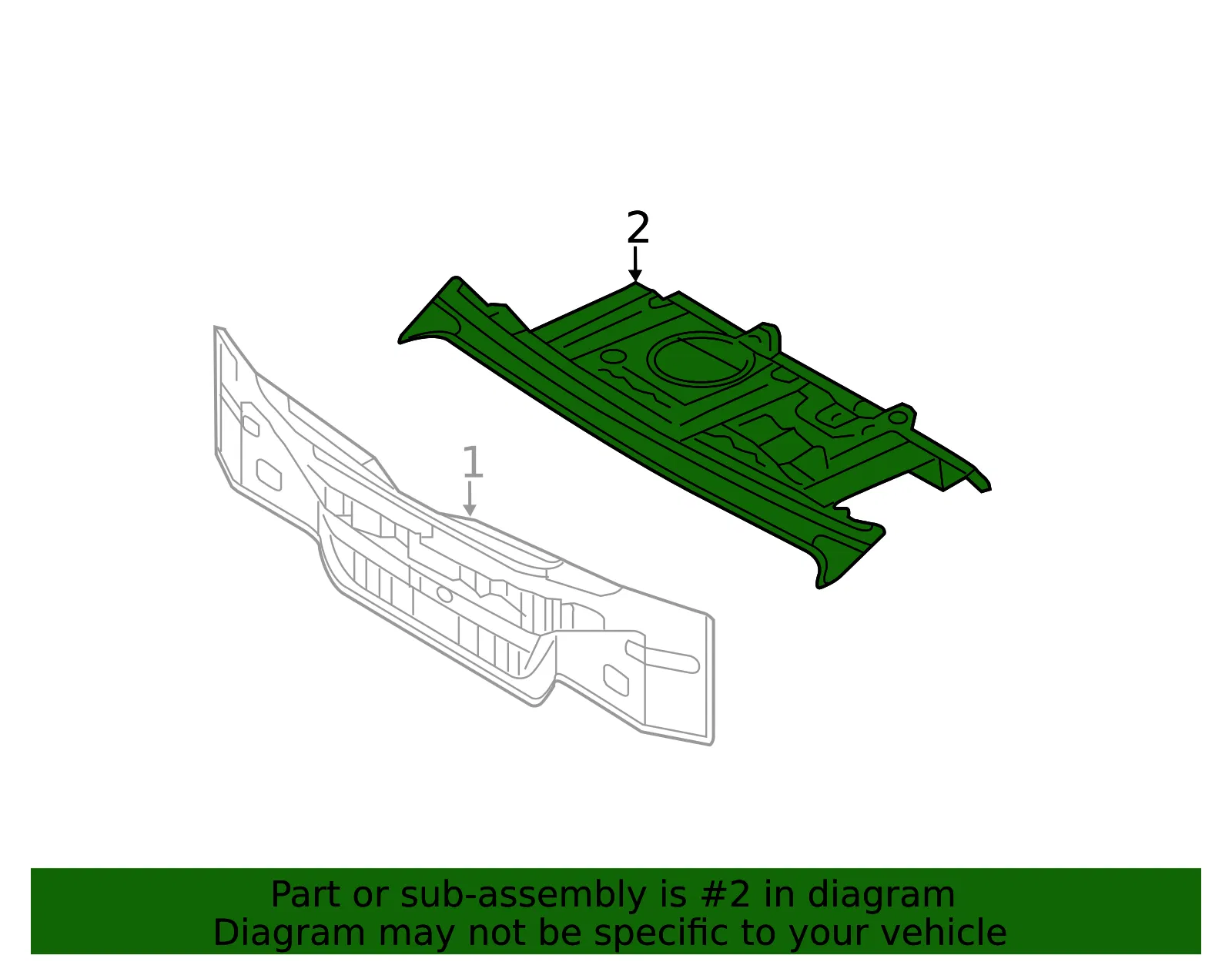 Package Tray - Kia (69300-2T400) - view 2