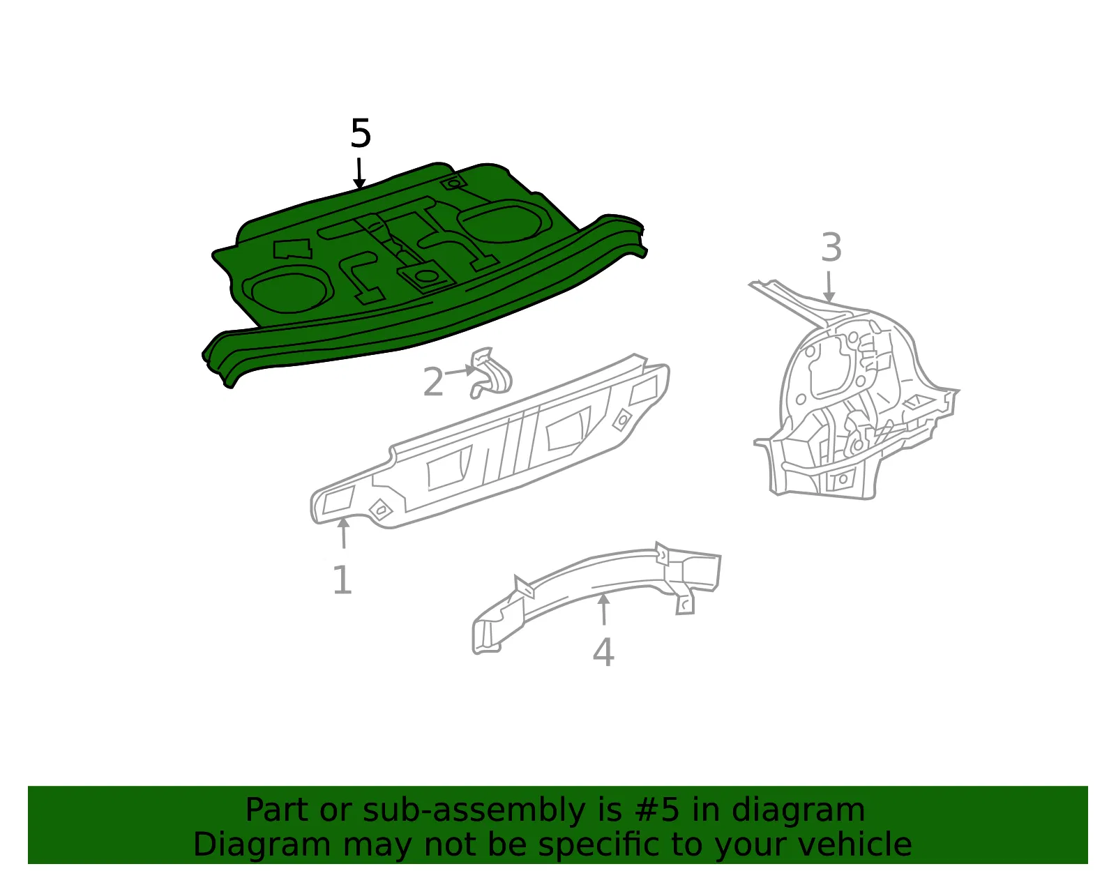 Package Tray - Kia (69300-3C800) - view 2