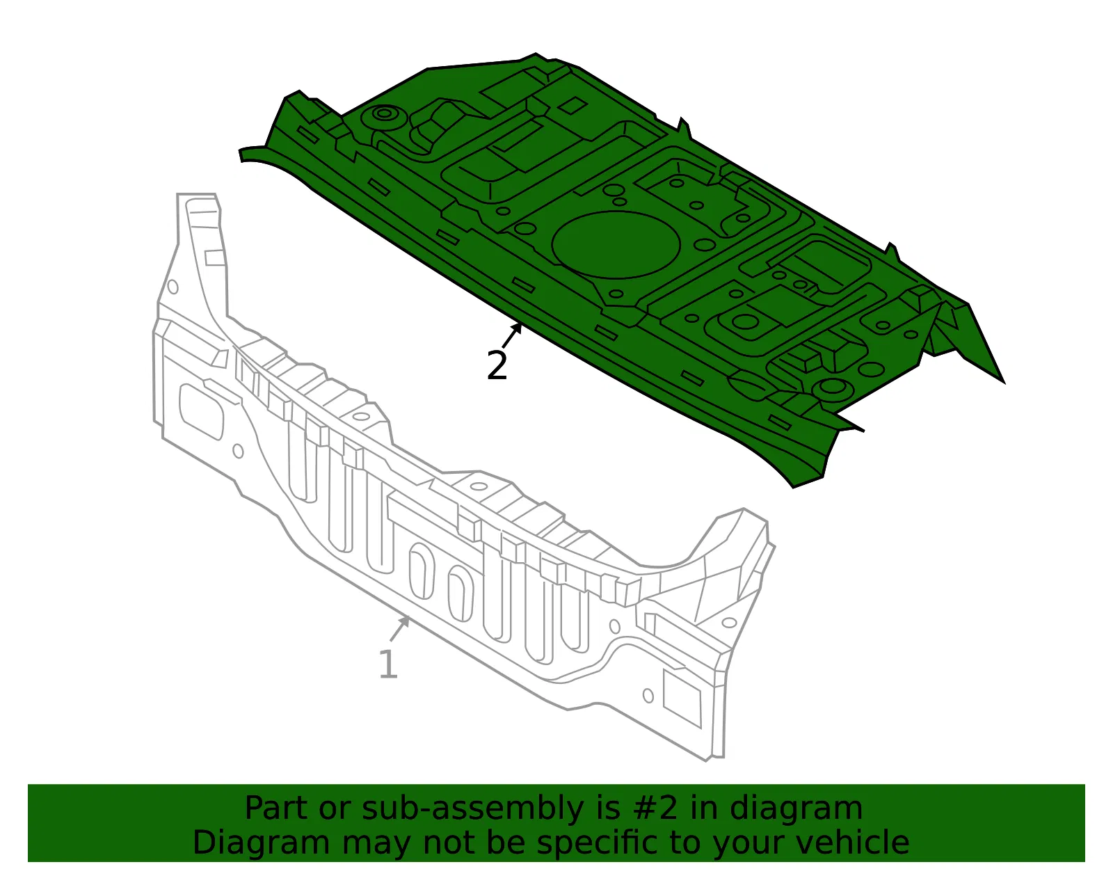 Package Tray - Kia (69300-3F100) - view 2