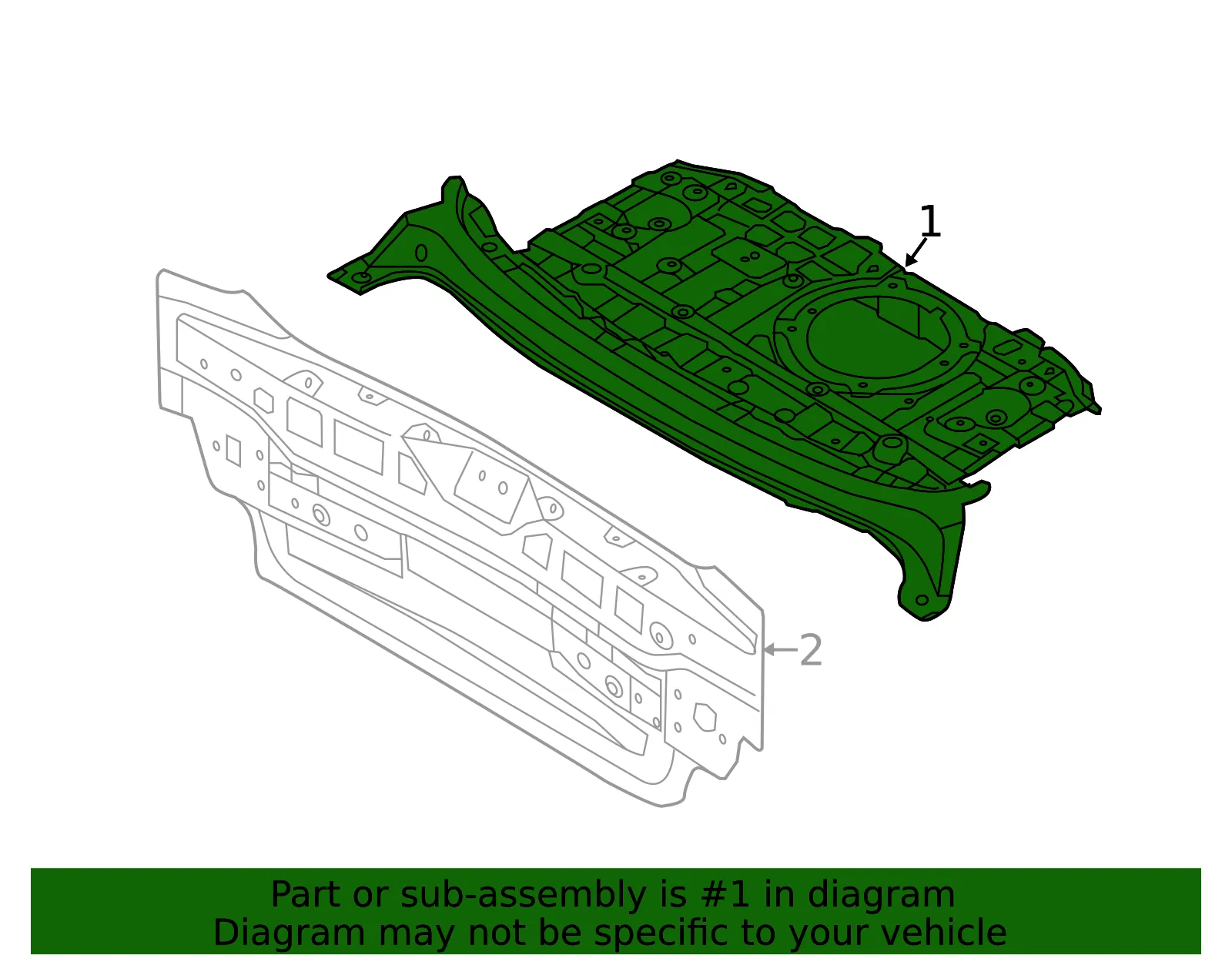 Package Tray - Kia (69300-3T031) - view 2