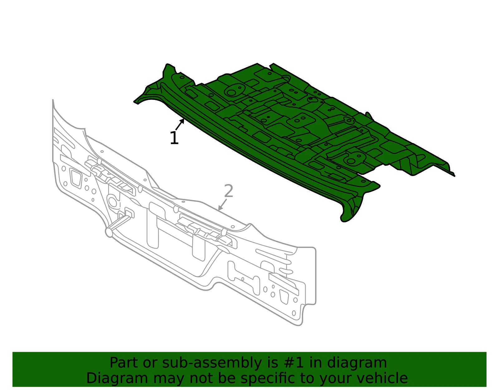 Package Tray - Kia (69300-H9200) - view 2