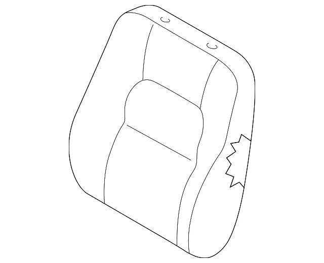 Seat Back - Kia (6K54J-57350BT6)