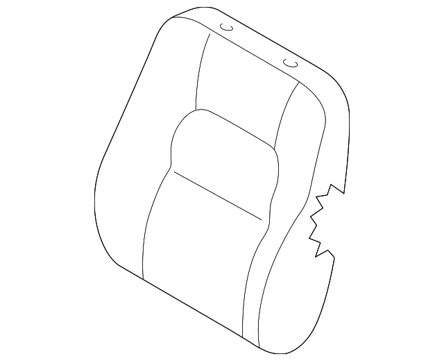 Seat Back Cover - Kia (6K54J-88935ACQ6)