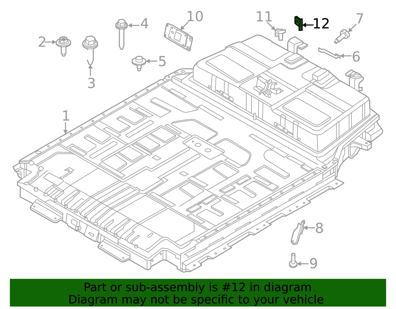 Vent Bracket - Nissan (740A2-5MP0A) - view 2