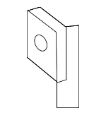 Vent Bracket - Nissan (740A2-5MP0A) - view 3