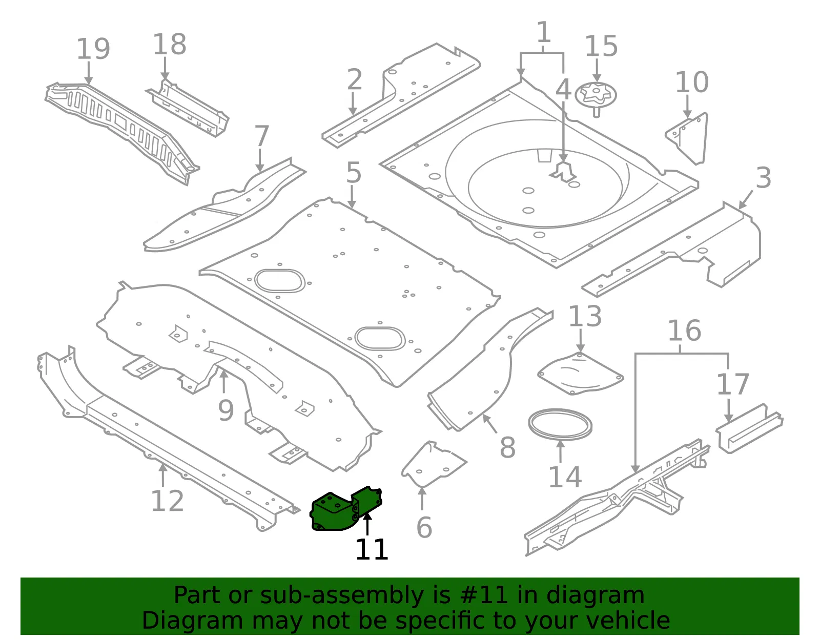 Seat Bracket - Driver's Side (LH) - Nissan (74567-6MA0A) - view 2